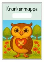 Vorschau - Arbeitsblätter - Eulenklasse - Krankenmappe (Schulstart) - Seite 2