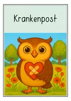 Vorschau - Arbeitsblätter - Eulenklasse - Krankenmappe (Schulstart) - Seite 3