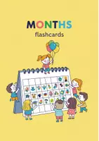 Vorschau - Spiele - Englische Monate Flashkarten - Flashcards about months - Deckblatt