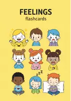 Vorschau - Stationenlernen - Englische Gefühle Flashkarten - Flashcards about feelings - Deckblatt