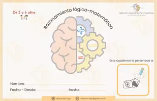 Vista previa - Unidades / Secuencias / Situaciones de Aprendizaje - Cuaderno de Razonamiento Lógico-Matemático (3-6 años) | Aprendizaje divertido, estructurado y significativo - Portada