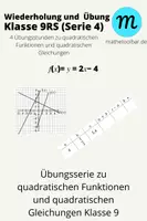 Vorschau - Arbeitsblätter - Übungs-/Vertretungsstunden/AB-Serie Mathe 9RS/Serie4 4 AB - Deckblatt