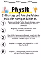 Vorschau - Unterrichtsreihen - Keplerische Gesetze – Informationen und Aufgaben - Seite 3