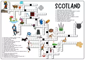 Vorschau - Arbeitsblätter - Scotland Crossword Puzzle and Solutions - Seite 2