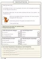 Vorschau - Arbeitsblätter - Simple Past - Lesetext & Schreibaufgabe: A Special Day with My Family (Kl. 5/6) - Seite 3
