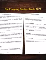 Vorschau - Arbeitsblätter - Die Einigung Deutschlands 1871 - Deckblatt