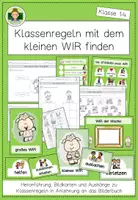 Vorschau - Arbeitsblätter - Das kleine WIR: Soziales miteinander und Klassenregeln (Sachunterricht Grundschule) - Deckblatt