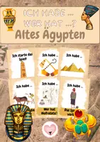 Vorschau - Spiele - Ich habe ... Wer hat ...? - Altes Ägypten - Deckblatt