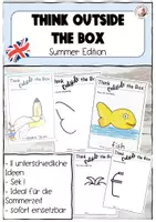 Vorschau - Arbeitsblätter - Think outside the box Summer Englisch Sek I - Deckblatt