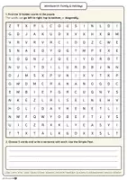 Vorschau - Spiele - Family & Holidays – Wordsearch + Writing Task (Englisch, Klasse 6) - Seite 1