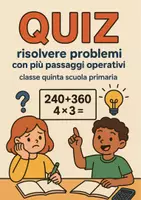 anteprima - Quiz - Quiz: rappresentare ciascun passaggio con espressioni matematiche - Pagina di copertina