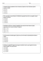 anteprima - Quiz - Quiz: rappresentare ciascun passaggio con espressioni matematiche - Pagina 3