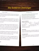 Vorschau - Arbeitsblätter - Die Goldenen Zwanziger - Deckblatt