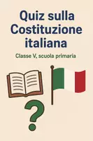 anteprima - Quiz - Quiz sulla Costituzione italiana - Pagina di copertina