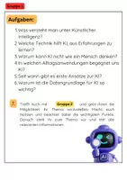 Vorschau - Stationenlernen - Künstliche Intelligenz Gruppenarbeit: Grundlagen, Anwendungen, Chancen und Risiken - Seite 2