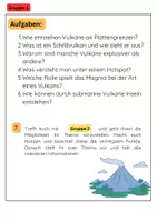 Vorschau - Stationenlernen - Vulkane Materialpaket: Aufbau, Ausbrüche, Plattentektonik - Seite 3