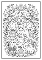 Vorschau - Mal- und Bastelvorlagen - April Mandalas - Seite 2