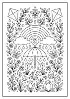 Vorschau - Mal- und Bastelvorlagen - April Mandalas - Seite 3
