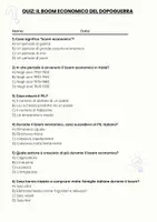 anteprima - Quiz - Il boom economico del dopoguerra - Quiz - Pagina 1