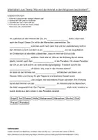 Vorschau - Arbeitsblätter - Lernposter + Arbeitsblätter zum Thema "Wie wird der Himmel in den Religionen beschrieben?" + Lösung & MP3 + Mindmap + Infografik - Seite 1
