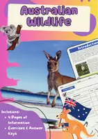 Vorschau - Arbeitsblätter - Australian Wildlife: Kängurus, Koalas, Reptilien, Reef - Deckblatt