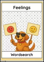 Vorschau - Arbeitsblätter - Wordsearch – Feelings / Emotions (English, Klasse 6) - Deckblatt