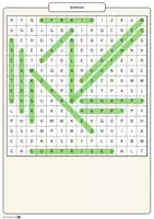 Vorschau - Arbeitsblätter - Wordsearch – Feelings / Emotions (English, Klasse 6) - Seite 3