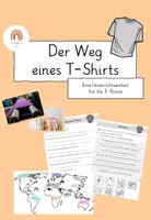 Vorschau - Stundenentwürfe - Der Weg eines T-Shirts - Unterrichtsplanung - 3. Klasse - Deckblatt