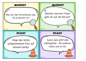 Vorschau - Spiele - MEGA lustiges Kennenlernspiel: "Pflicht oder Wahrheit?" - Mit 80 Kärtchen! - Seite 2