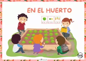 Vista previa - Refuerzo / NEE / Materiales de apoyo - En el huerto - Portada