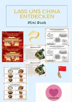 Vorschau - Mal- und Bastelvorlagen - China entdecken (Klasse 3-4), Mini-Buch, Faltbuch - Deckblatt