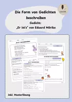 Vorschau - Arbeitsblätter - Materialpaket zum Thema Gedichte (Jg. 5/6) - Seite 1