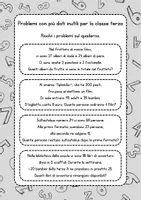 anteprima - Esercizi - Problemi di matematica con più dati inutili - Pagina 1