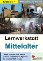 Vorschau - Arbeitsblätter - Lernwerkstatt Mittelalter | Ritter, Burgen, Ständeordnung, Pest, Lehnswesen | Geschichte Sekundarstufe Klasse 5-7 - Deckblatt