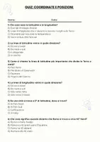 anteprima - Quiz - Coordinate e posizioni - Quiz - Pagina 1