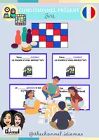 Vista previa - Juegos / Gamificación - LE CONDITIONNEL PRÉSENT en Français – Jeu - Portada
