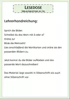 Vorschau - Arbeitsblätter - Megapaket Lesedosen - Seite 2