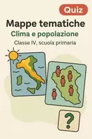 anteprima - Quiz - Mappe tematiche - Clima e popolazione - Quiz - Pagina di copertina