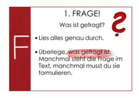 Vorschau - Präsentationen/Tafelbilder - Lösungsschritte für Sachaufgaben - Seite 3