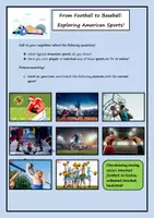 Aperçu - Préparation de séance / Séance complète - From Football to Baseball: Exploring American Sports! (Anglais) - Page de couverture