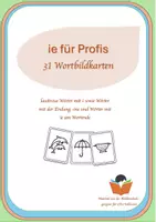 Vorschau - Spiele - Wortbildkarten i oder ie für Profis - Deckblatt