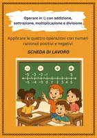 anteprima - Esercizi - Applicare le quattro operazioni con numeri razionali positivi e negativi - Pagina di copertina