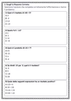 anteprima - Esercizi - Applicare le quattro operazioni con numeri razionali positivi e negativi - Pagina 2