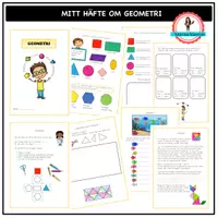 förhandsvisning - Mitt häfte om geometri - försättsblad