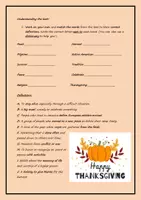 Aperçu - Préparation de séance / Séance complète - Thanksgiving Day: Then and Now! (Anglais) - Page 1