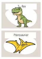 Vorschau - Poster - Dinosaurier - Bildkarten - Seite 1