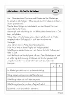 Vorschau - Arbeitsblätter - Allerheiligen Lesehäppchen - Lesetext mit Aufgaben - Seite 3