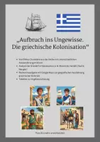 Vorschau - Stundenentwürfe - Die griechische Kolonisation- Aufbruch ins Ungewisse - Deckblatt