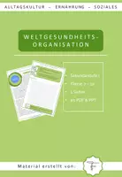 Vorschau - Arbeitsblätter - Die Weltgesundheitsorganisation WHO - Deckblatt