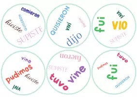 Aperçu - Jeux - dobble pour réviser le passé simple - Page 2